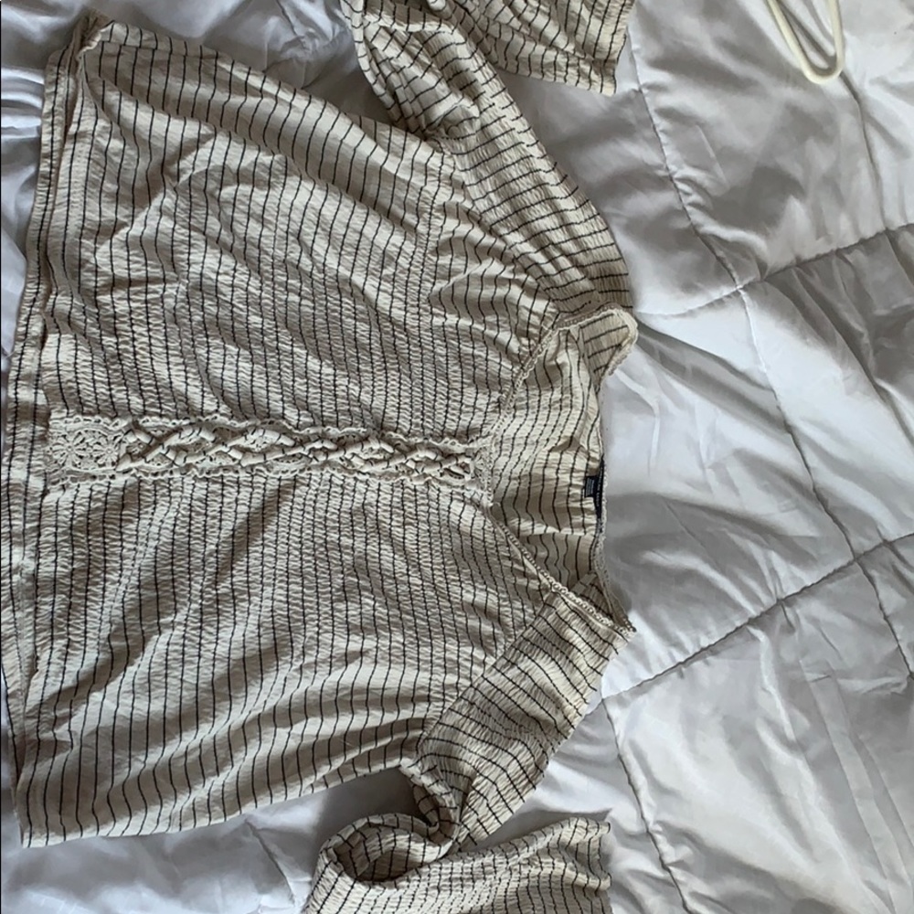American Eagle long sleeve striped top